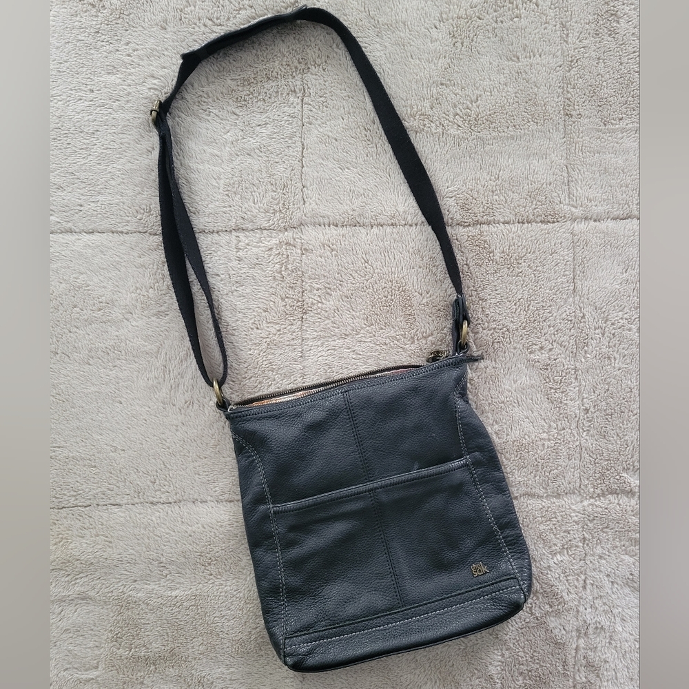 The Sak black leather purse